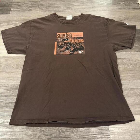 Vintage nike suedes smooth like my stoke t shirt 00s L - Picture 3 of 7